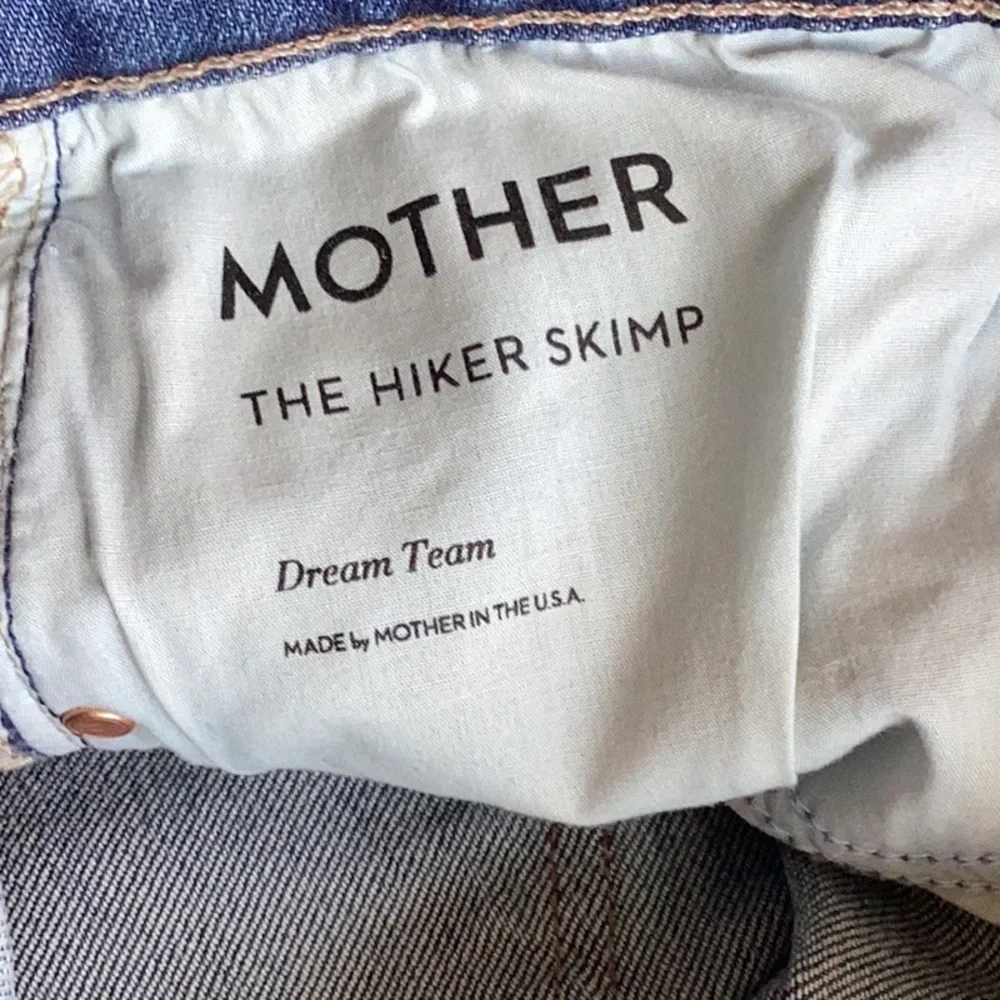 Mother The Hiker Skimp jeans Dream Team size 28 - Picture 10 of 13